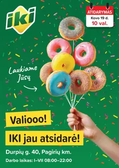 IKI parduotuvės leidinio IKI leidinys - Specialūs pasiūlymai IKI Pagiriai parduotuvės klientams galiojančio nuo 2026.03.19 peržiūra