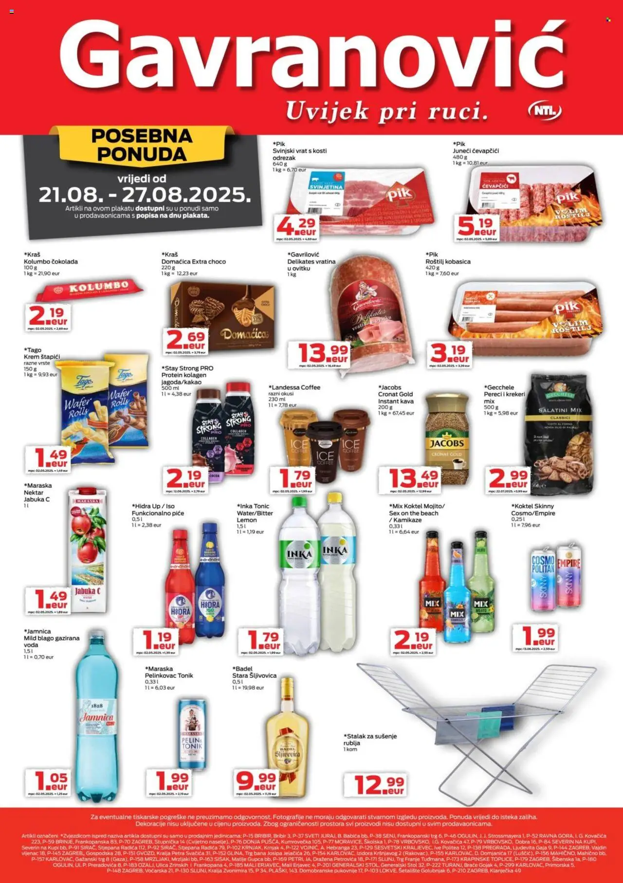 Gavranović aktualni Katalog vrijedi od 21.08.2025 - tjedna akcija broj stranice 1