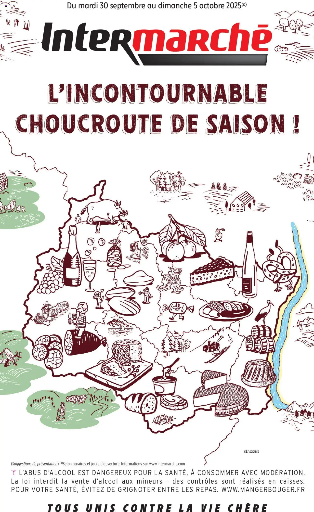 Catalogue choucroute/produits tapes de la boutique Intermarché valable du 30/09/2025 - Page numéro 1