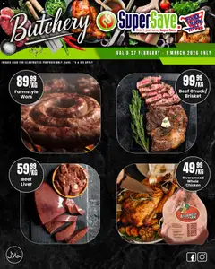 Preview of Super Save flyer valid from 27/02/2026