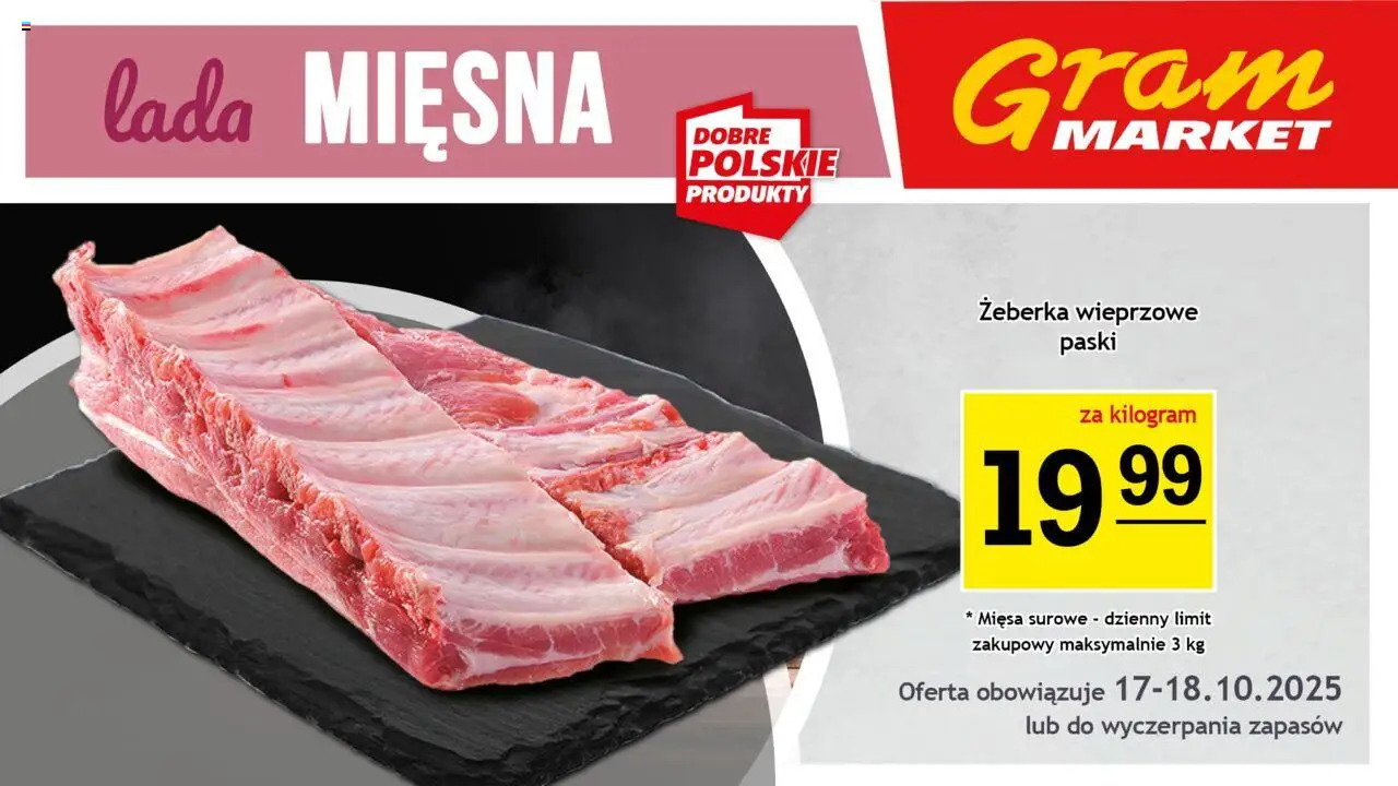 Gram Market Lada Mięsna od 15.10.2025 - Nowa Gazetka - Numer strony 1