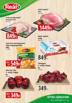 Reál - Bevásárló hétvége - Kisalföld megtekintése, amely érvényes 2025.11.13.-től