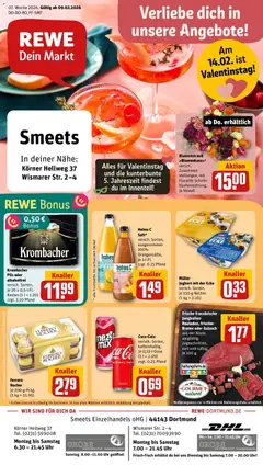 Vorschau von dem Prospekt des Geschäftes Rewe, gültig ab dem 09.02.2026