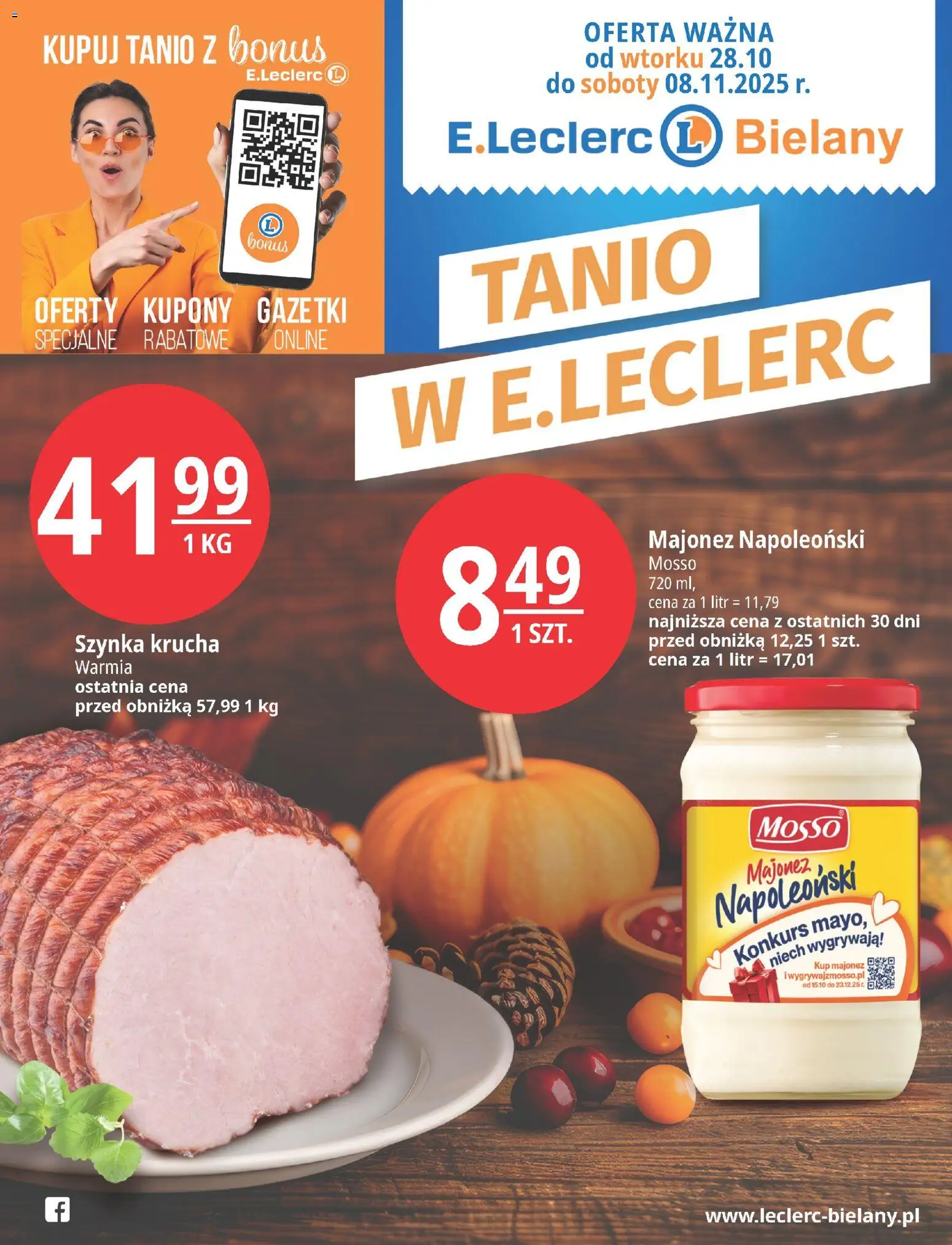 E.Leclerc Warszawa Bielany od 28.10.2025 - Nowa Gazetka - Numer strony 1