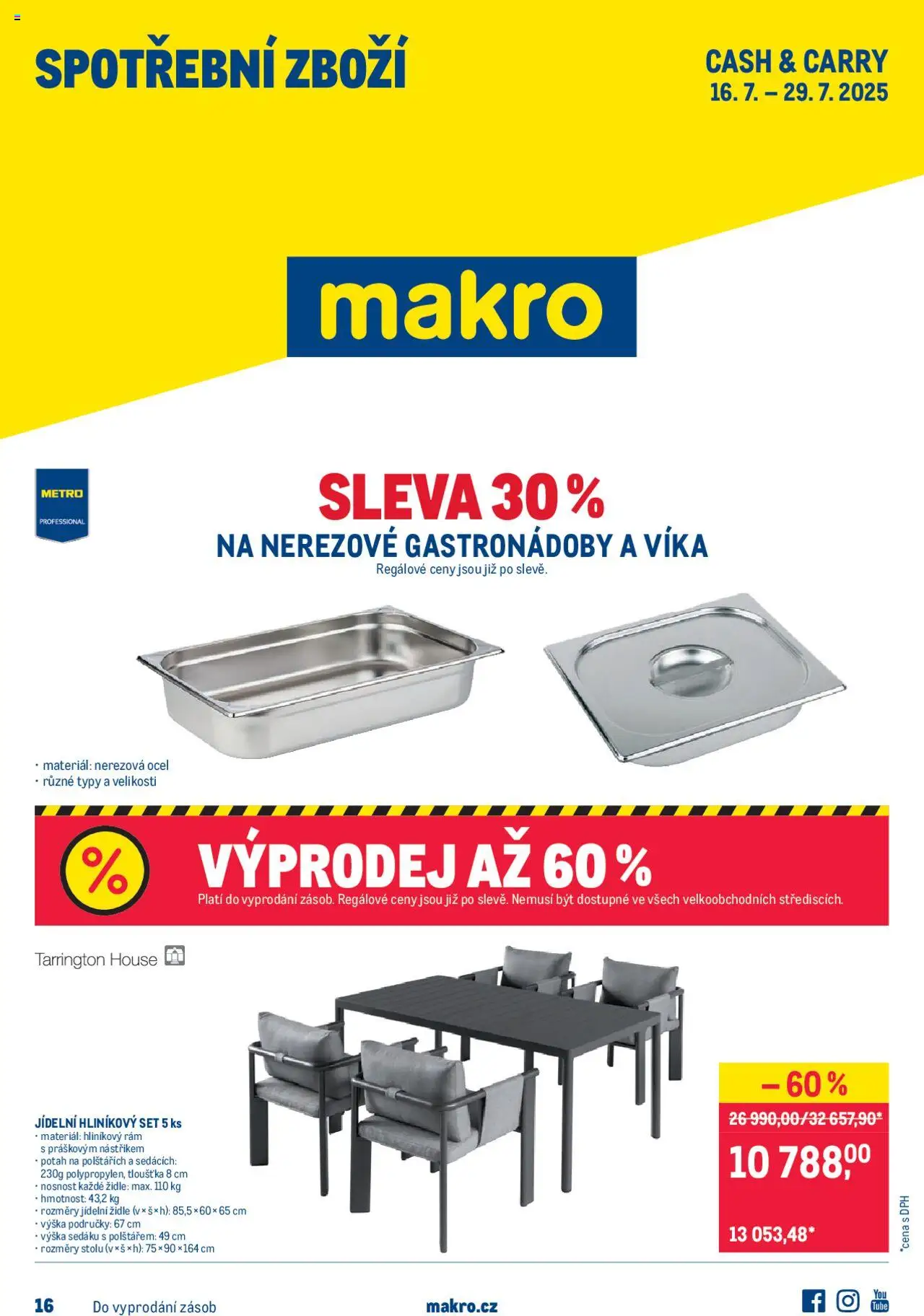  Makro Leták - Spotřební zboží od 16.07.2025 - Akce Makro