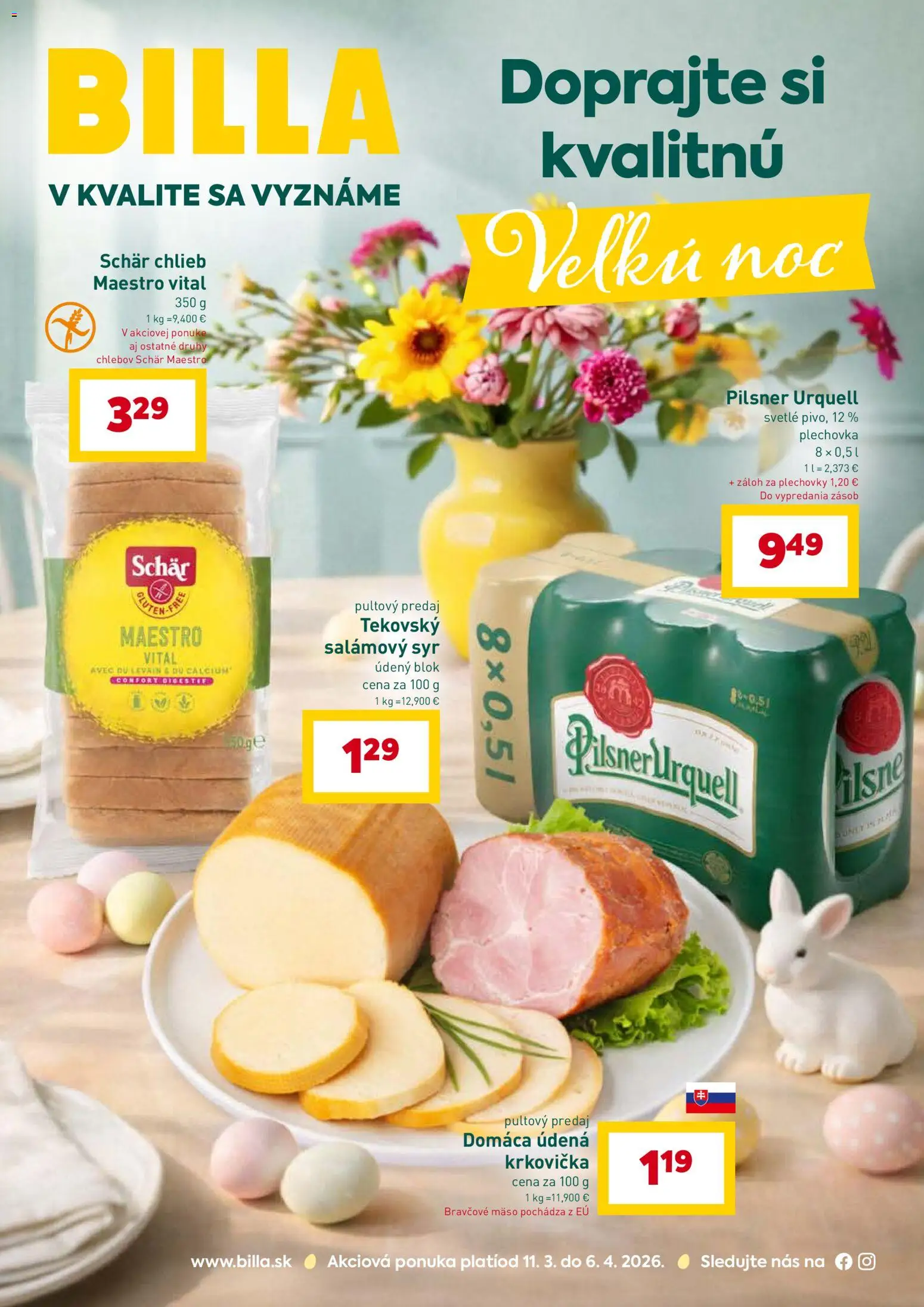 Náhľad Billa letáku platného od 11.03.2026