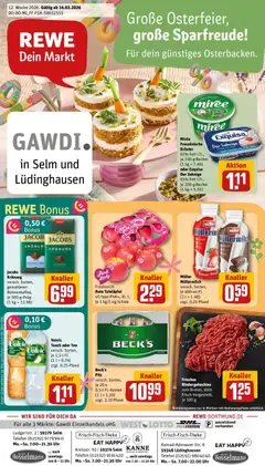 Vorschau von dem Prospekt des Geschäftes Rewe, gültig ab dem 15.03.2026