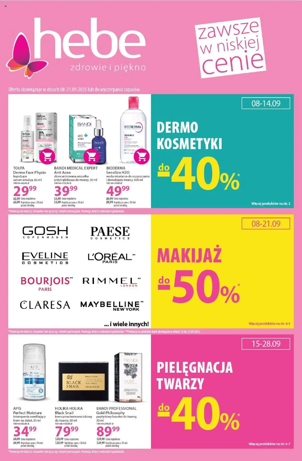 Hebe Gazetka od 08.09.2025 - Nowa Gazetka - Numer strony 1
