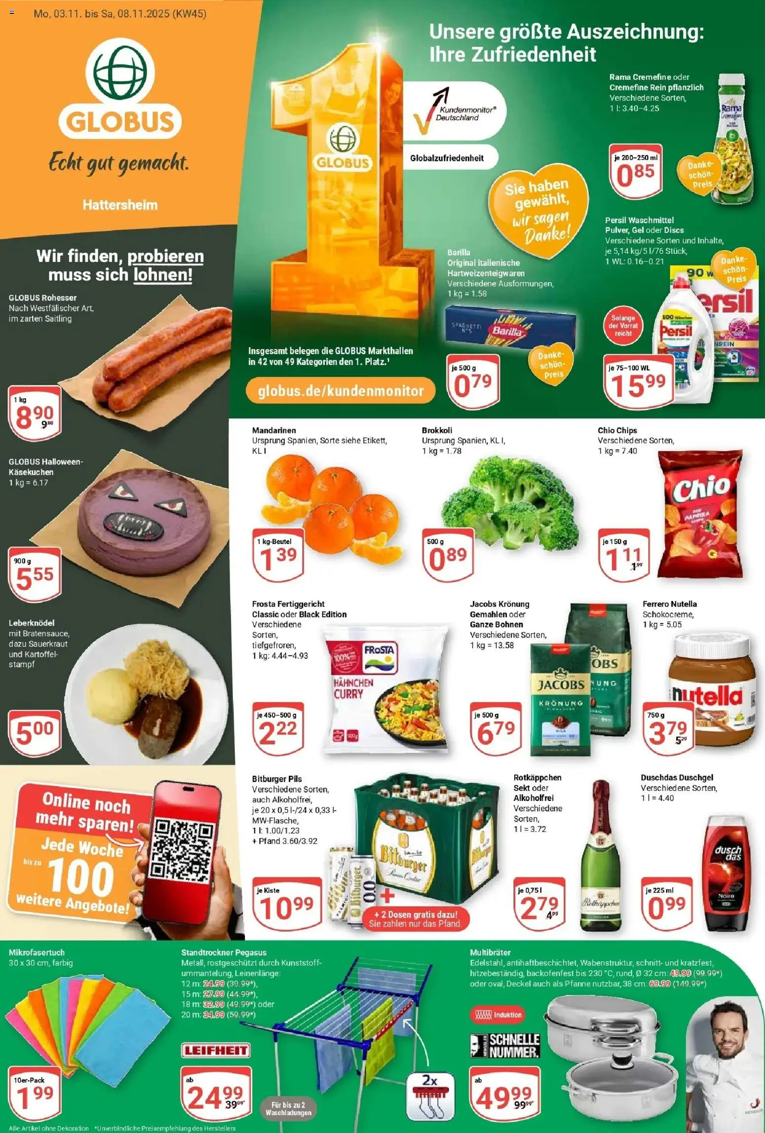 Vorschau von dem Prospekt des Geschäftes Globus, gültig ab dem 02.11.2025