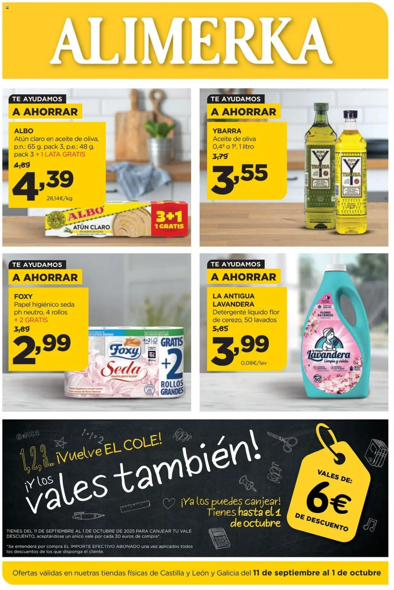 Alimerka Ofertas Castilla y León >> 11/09 - 01/10/2025 (catálogo)