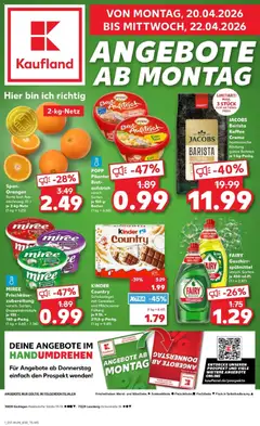 Vorschau von dem Prospekt des Geschäftes Kaufland, gültig ab dem 20.04.2026