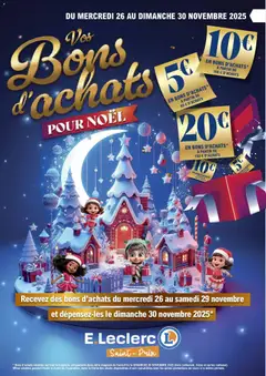 Prévisualisation de Catalogue interne du magasin E.Leclerc formulaire valide 26/11/2025