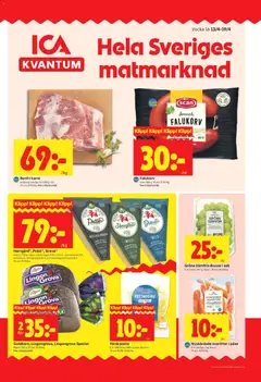 Förhandsgranska reklamblad Stockholm från butik ICA Kvantum gäller från 13/04/2026
