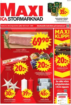 Förhandsgranska reklamblad Löddeköpinge från butik ICA Maxi gäller från 10/11/2025