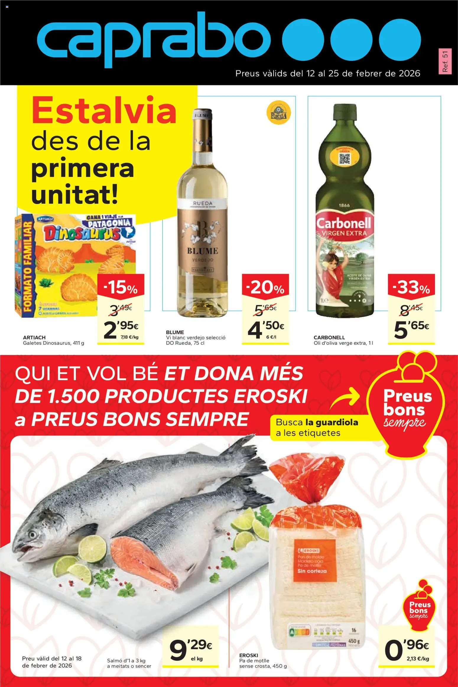 Vista previa del folleto de la tienda Caprabo válido desde el 12/02/2026 