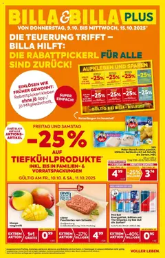 Vorschau der Angebote: Billa Amstetten, Neufurth gültig ab 09.10.2025