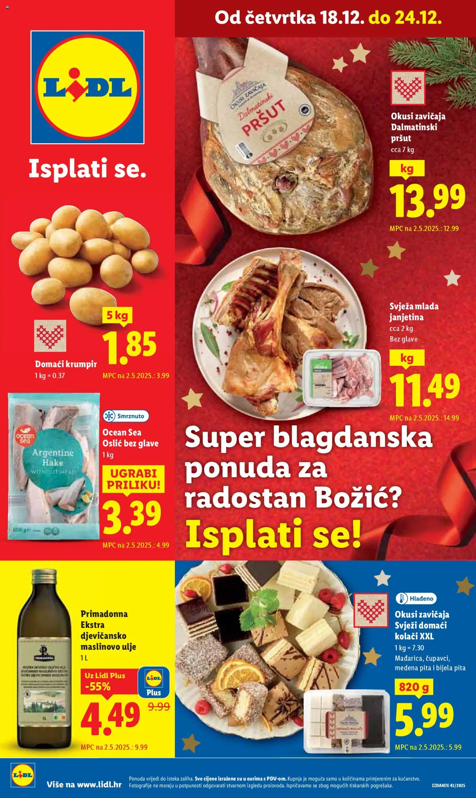 Pregled letka Katalog trgovine Lidl vrijedi od 18.12.2025