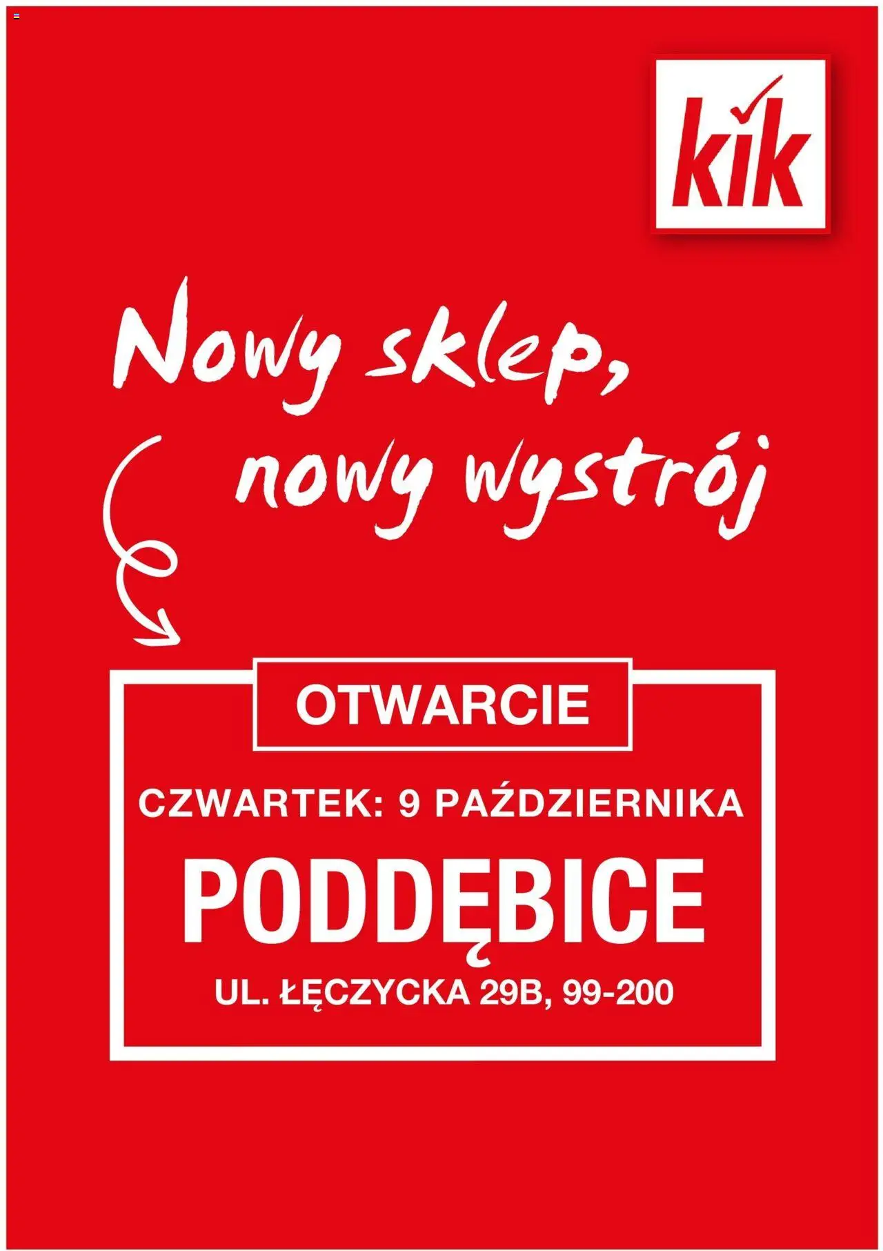 Kik gazetka online 09.10.2025 - Aktualna gazetka promocyjna - Numer strony 1