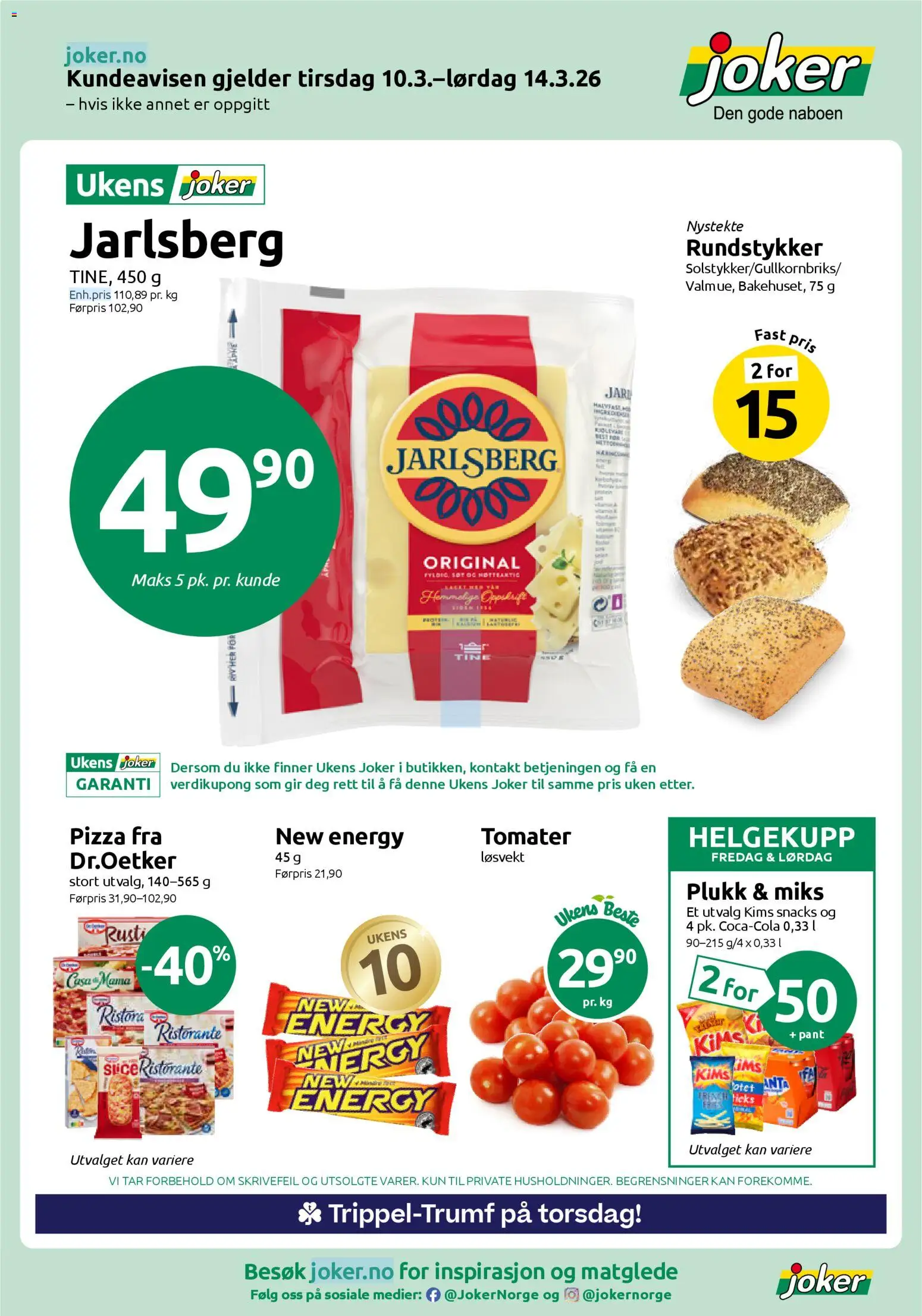 Forhåndsvis Joker kundeavis fra butikk Joker gyldig fra 10/03/2026