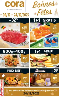 Voorbeeld van Folder de la semaine 50-51 van winkel Cora geldig vanaf 09/12/2025
