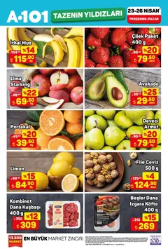 A101 A101 - Tazenin Yıldızları 23.04.2026 - Broşürünün önizlemesi
