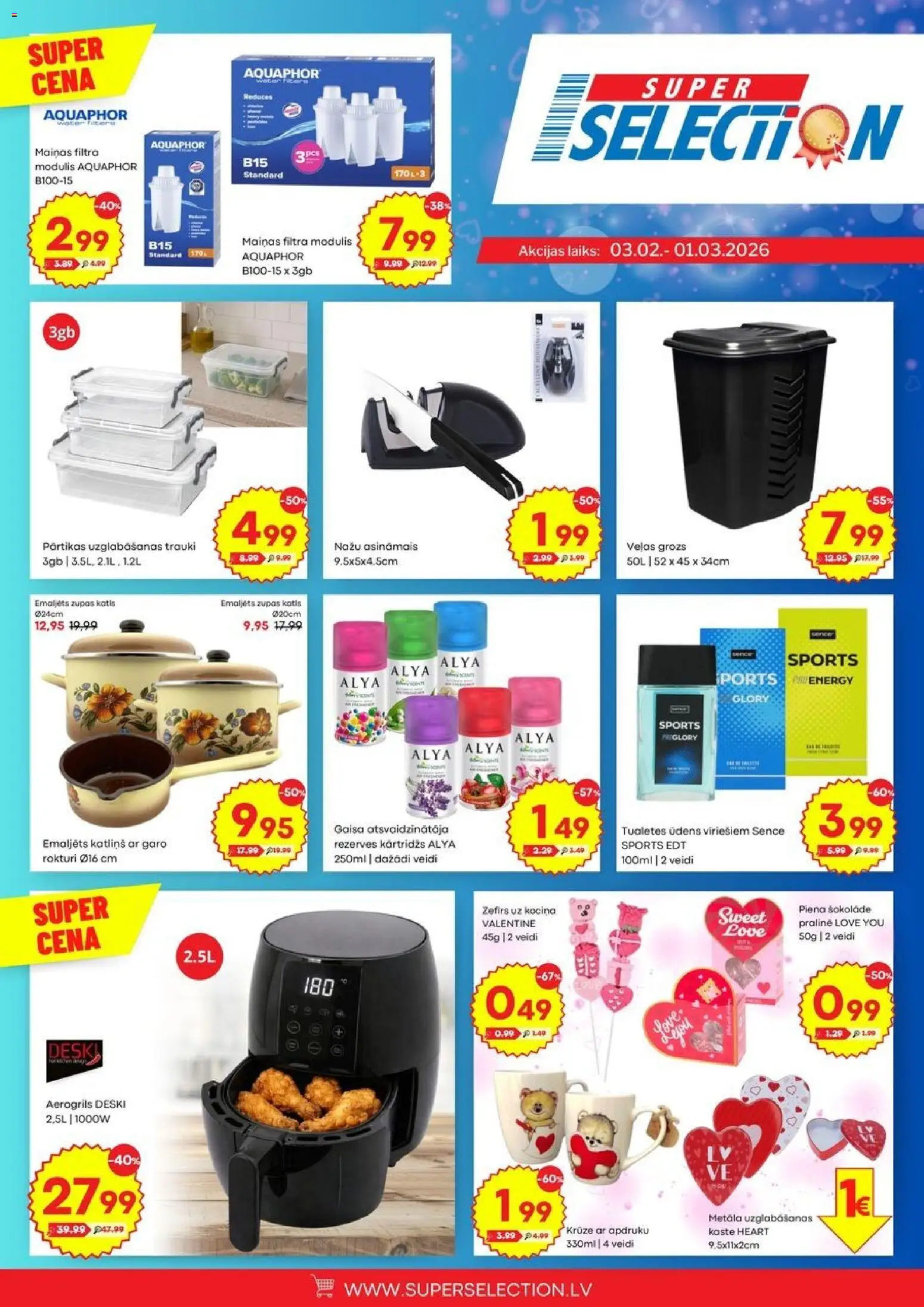 Skatīt Super Selection akciju bukletu, derīgs no 03.02.2026.