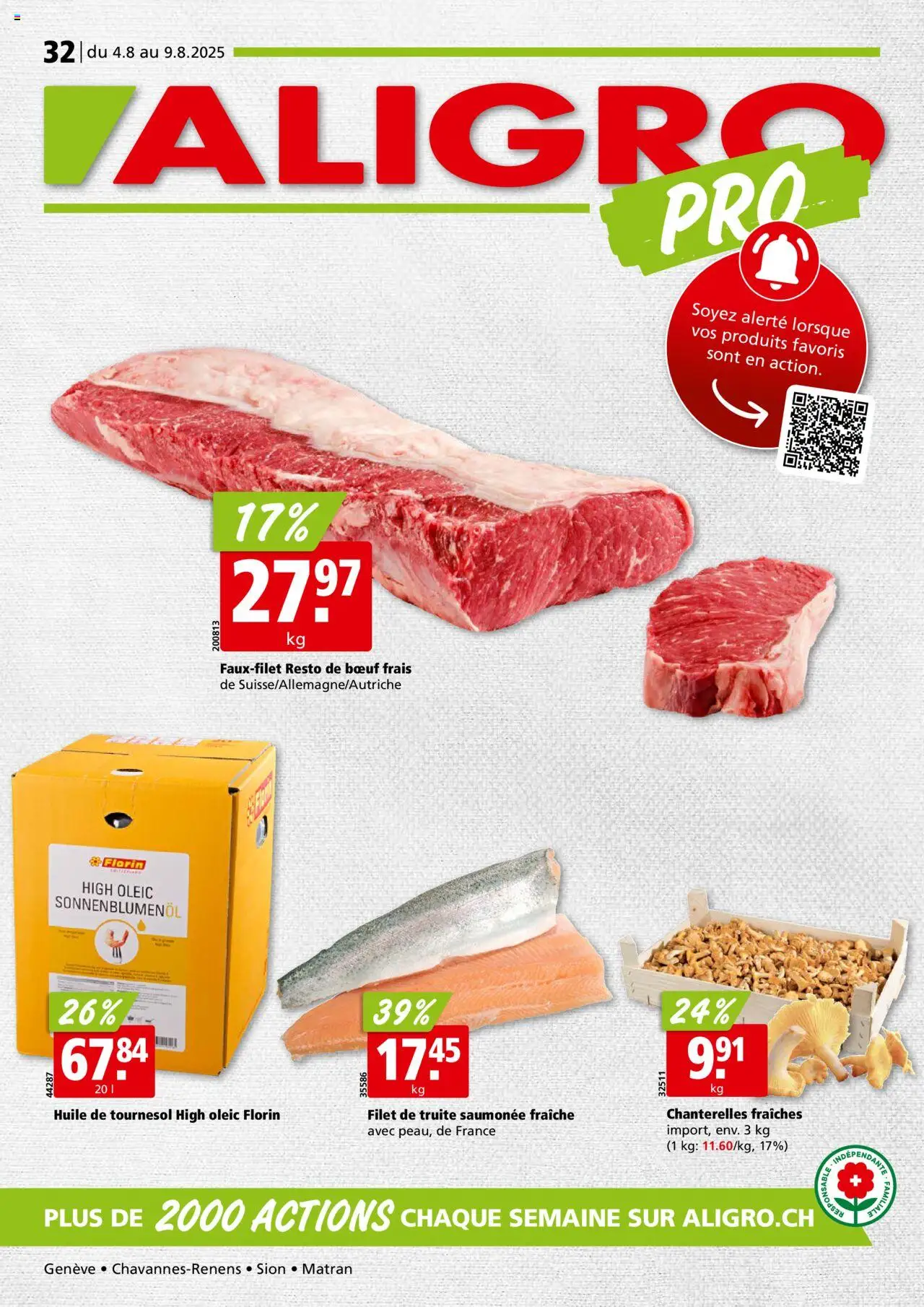 Aligro Aktionen FR ab 04.08.2025 - Seitennummer 1