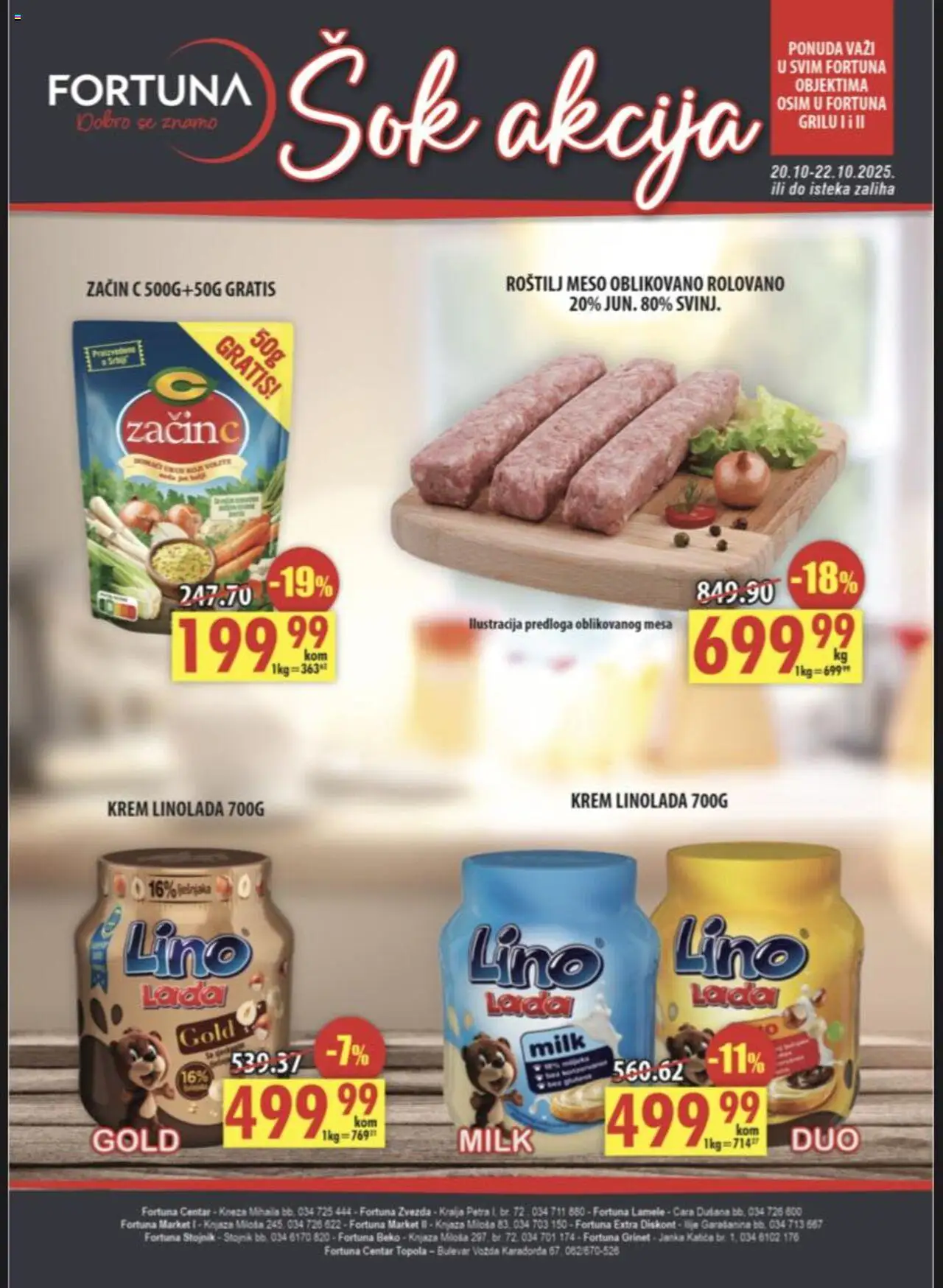 Fortuna Market katalog važi od 20.10.2025 - stranica 1