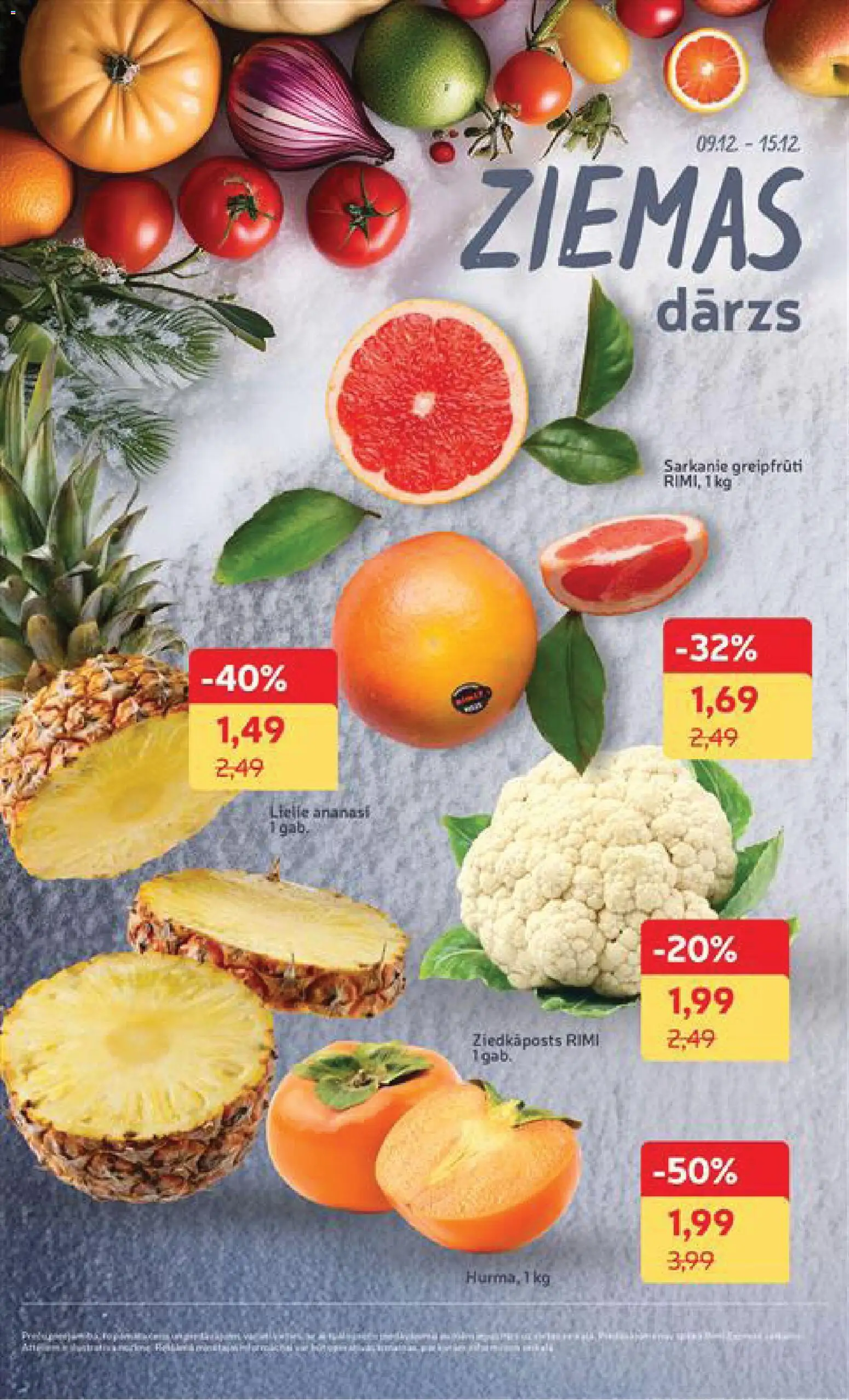 Skatīt Rimi akciju bukletu, derīgs no 2025.12.09