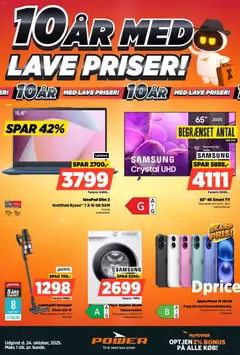 Eksempel på tilbudsavis Tilbudsavis fra butik Power gyldig fra 24/10/2025