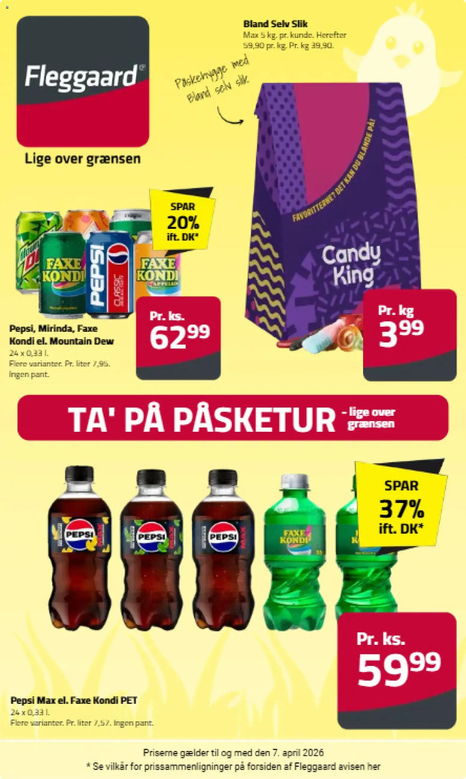 Eksempel på tilbudsavis Fleggaard - Spar mere - lige over grænsen fra butik Fleggaard gyldig fra 18/03/2026