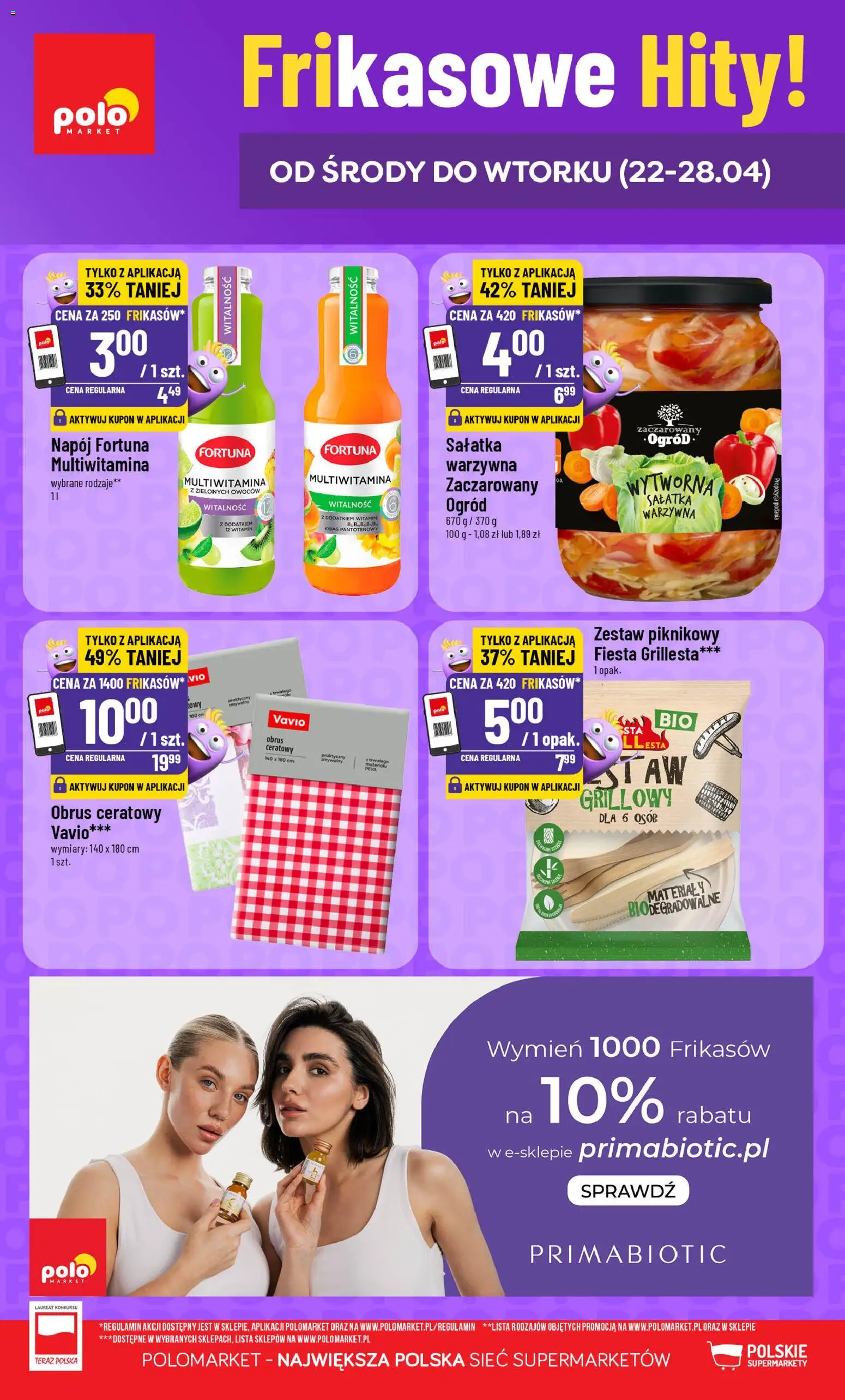 Pogląd gazetki "POLOmarket gazetka - Frikasowe Hity" ze sklepu POLOmarket ważnej od 22.04.2026
