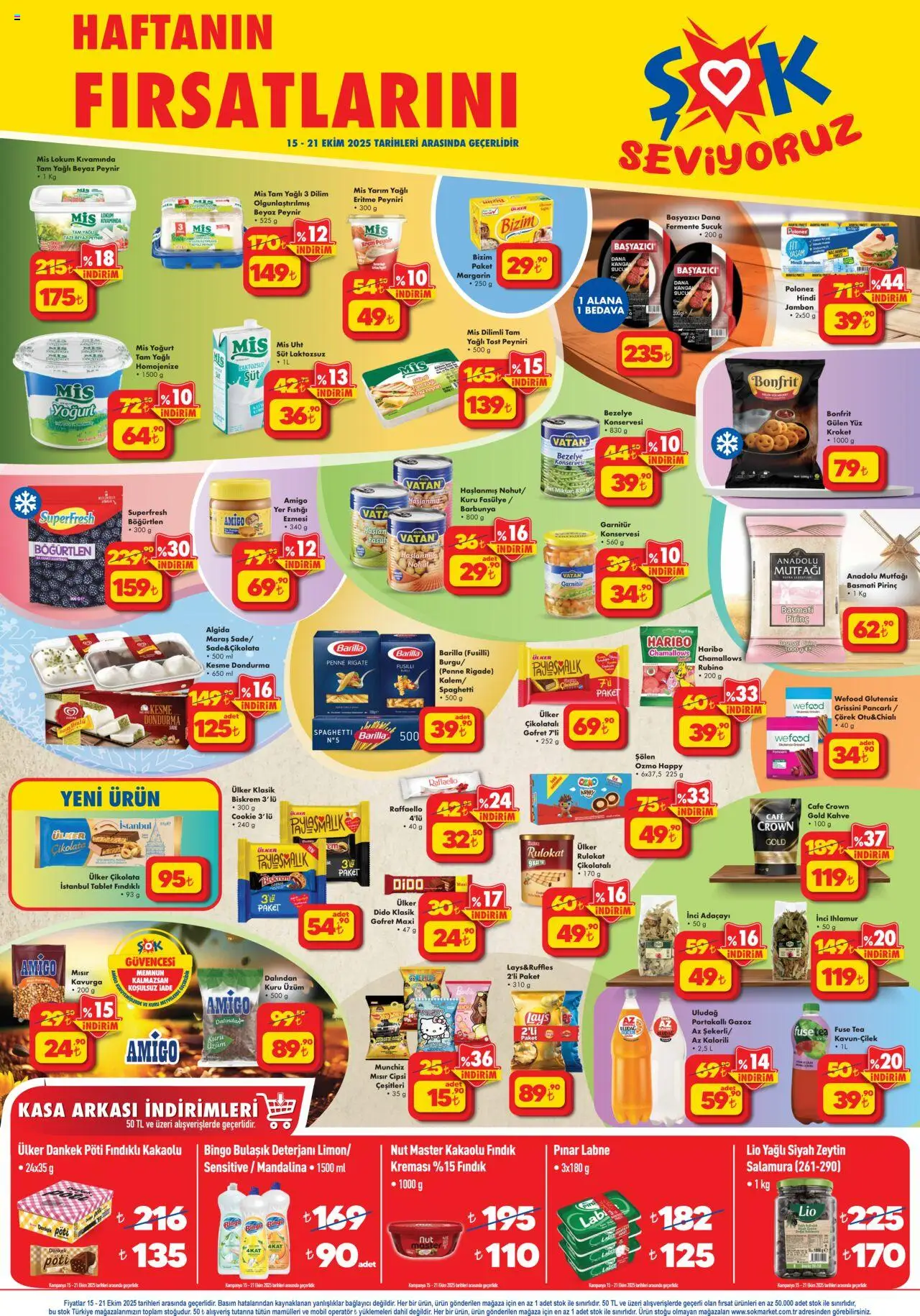 Şok Market katalog 15 Ekim 2025 - Aktüel ürünler - Sayfa numarası 1