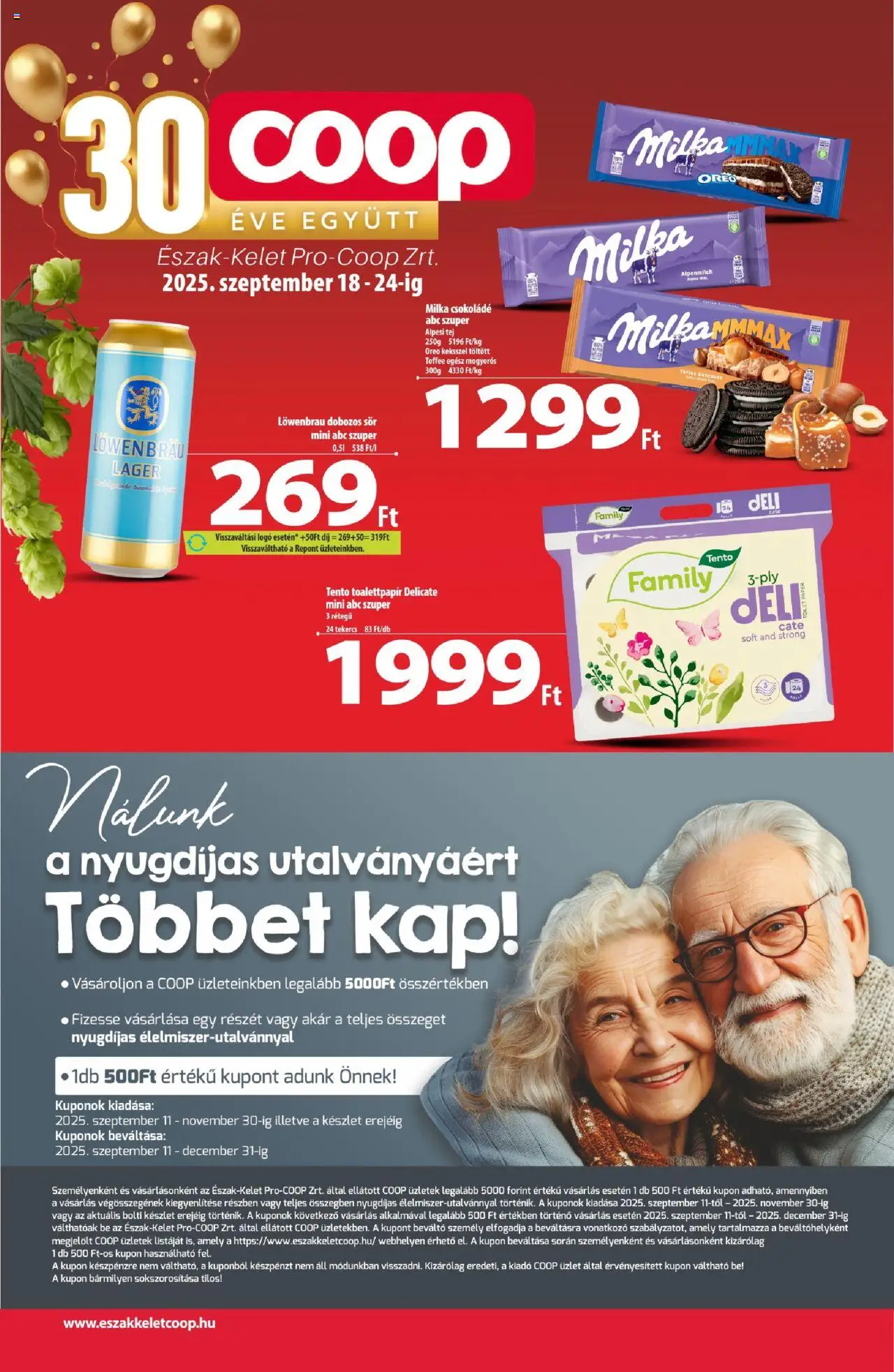 COOP aktuális szórólap, érvényes 2025.09.18.-től - 1 oldal