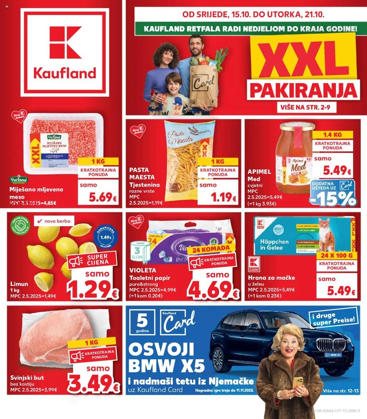 Kaufland aktualni Osijek vrijedi od 15.10.2025 - tjedna akcija broj stranice 1