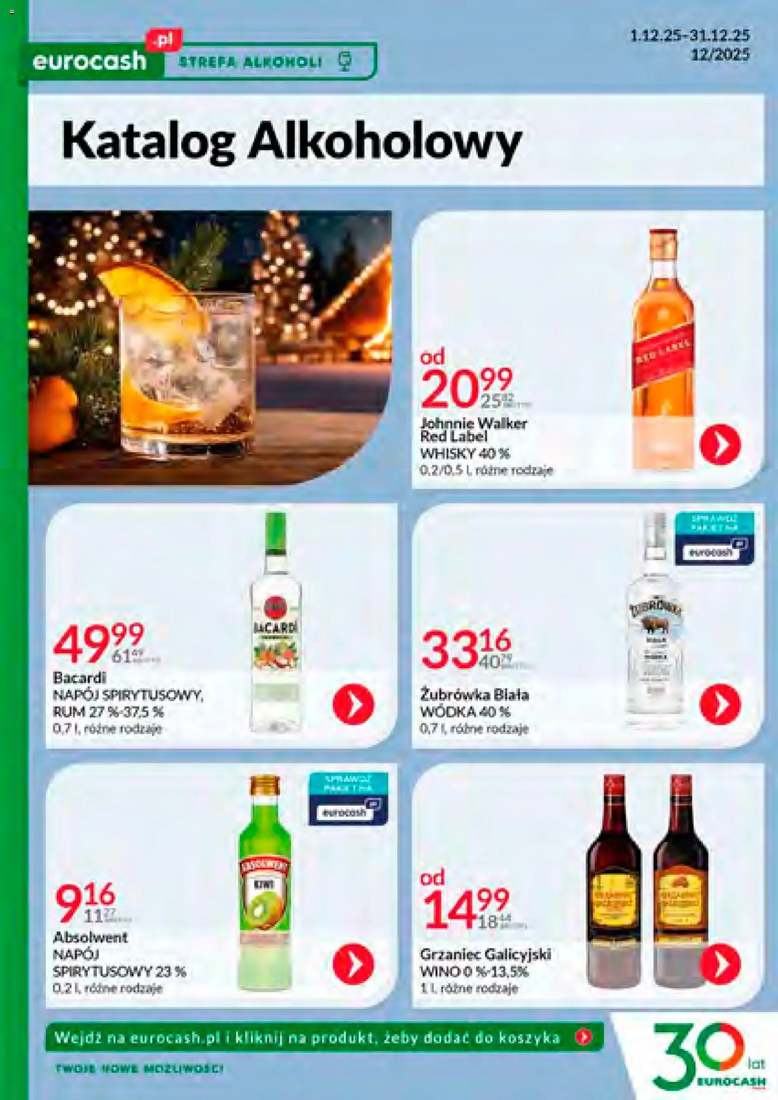 Pogląd gazetki "Katalog Alkoholowy 12" ze sklepu Eurocash ważnej od 01.12.2025