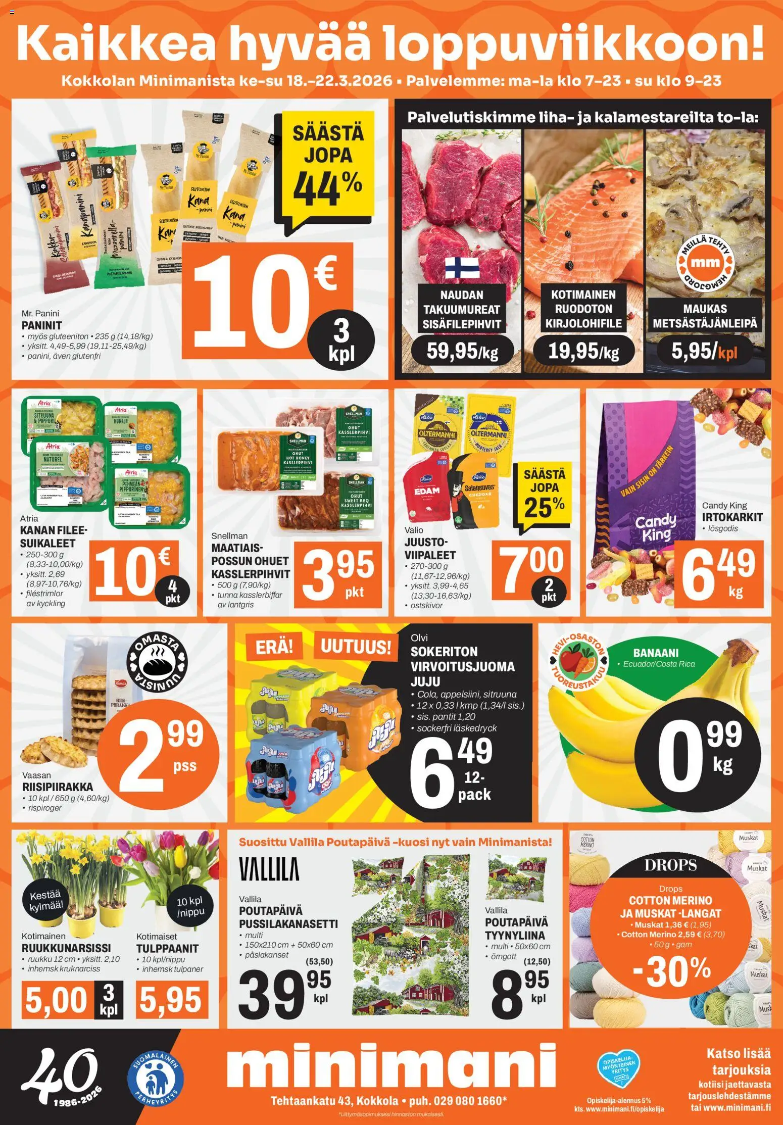 Kaupan Minimani Minimani tarjoukset - Kokkola esikatselu, voimassa 18/03/2026