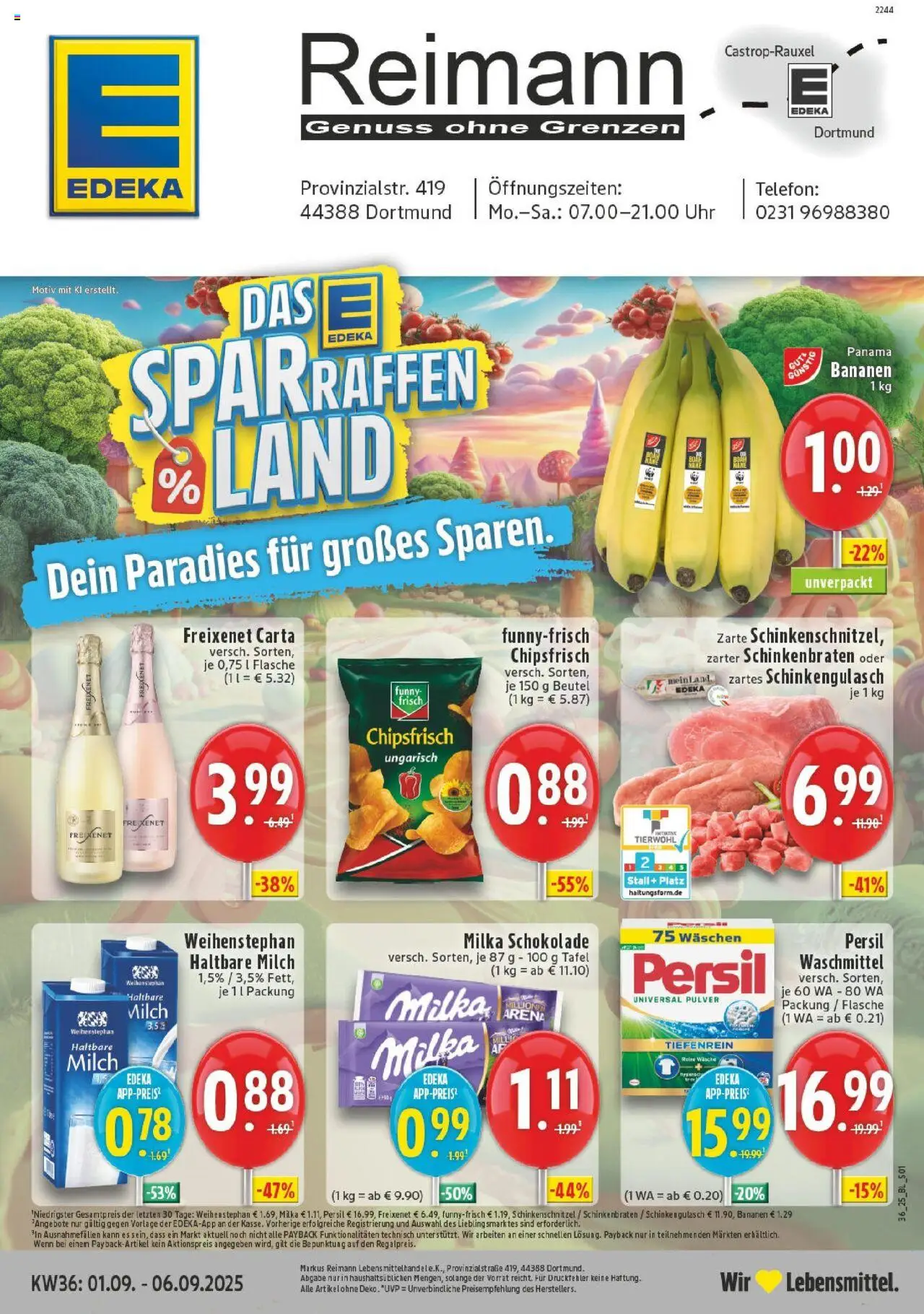EDEKA Prospekt ab 01.09.2025 - Prospekt Dortmund Online