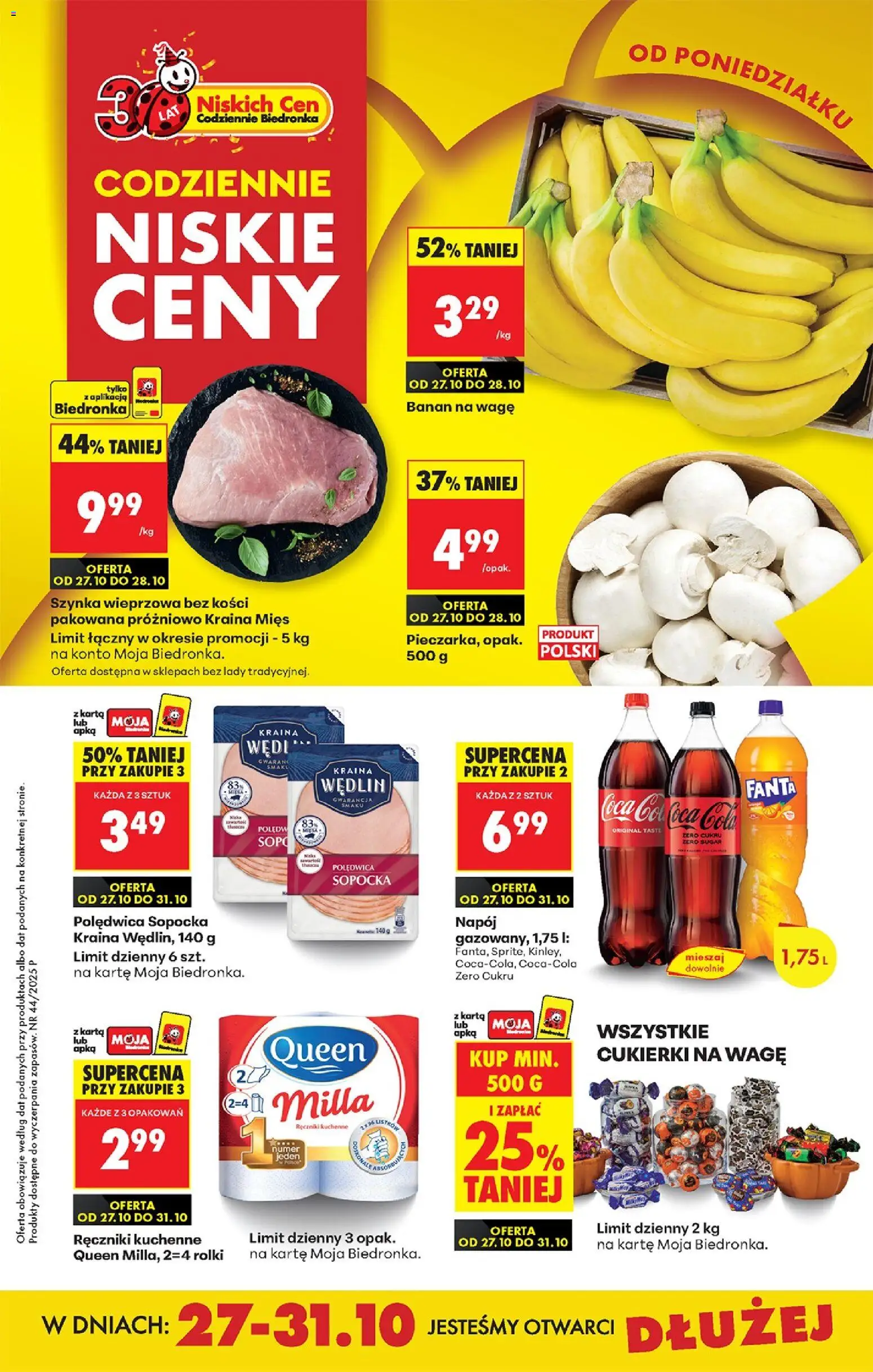 Biedronka gazetka promocyjna 27.10.2025 - "Nowa gazetka" - Numer strony 1