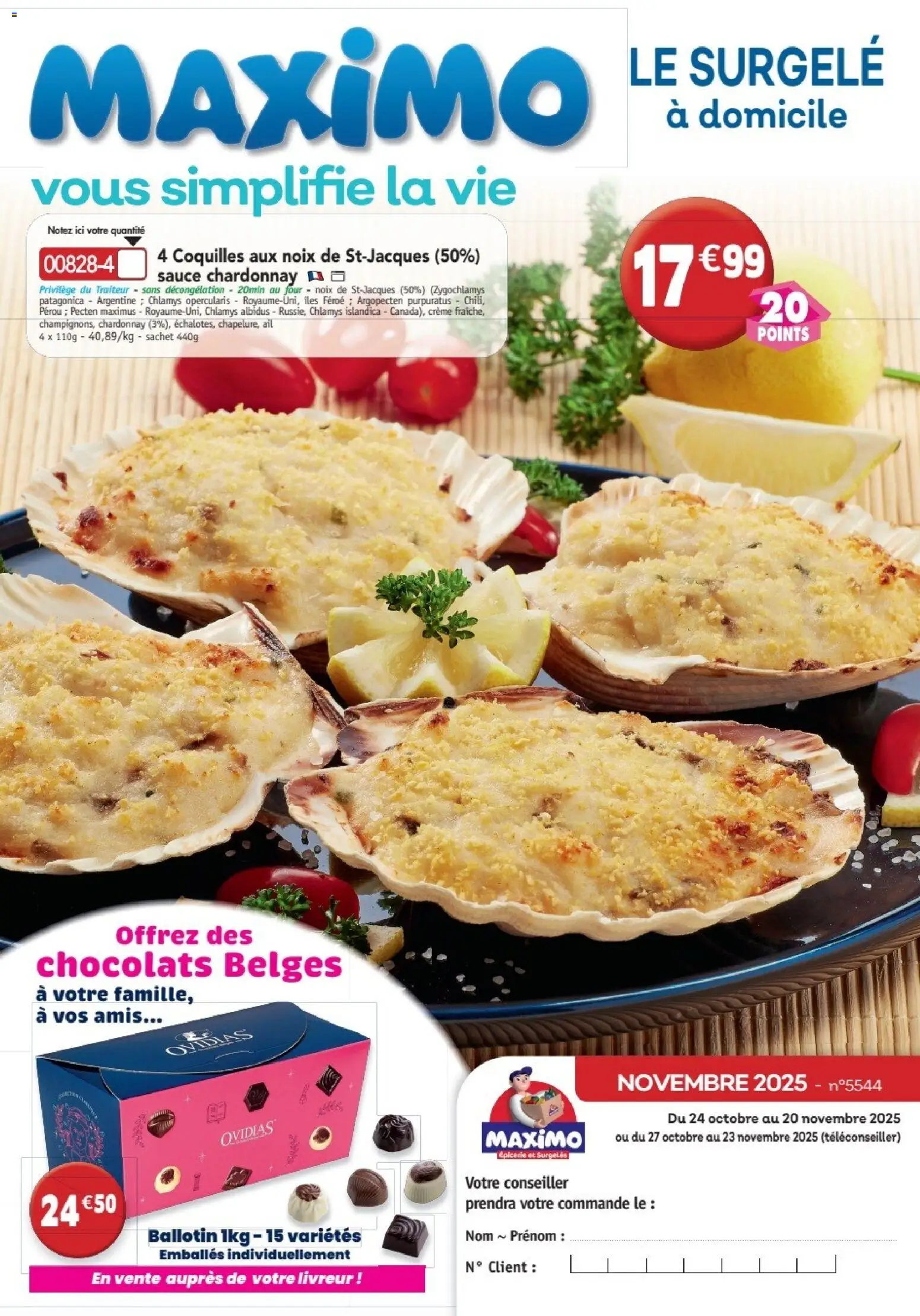 Catalogue de la boutique Maximo valable du 27/10/2025 - Page numéro 1