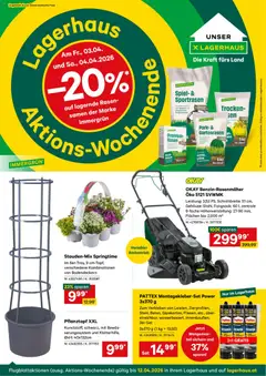 Vorschau der Angebote: Lagerhaus Lagerhaus Flugblatt gültig ab 30.03.2026