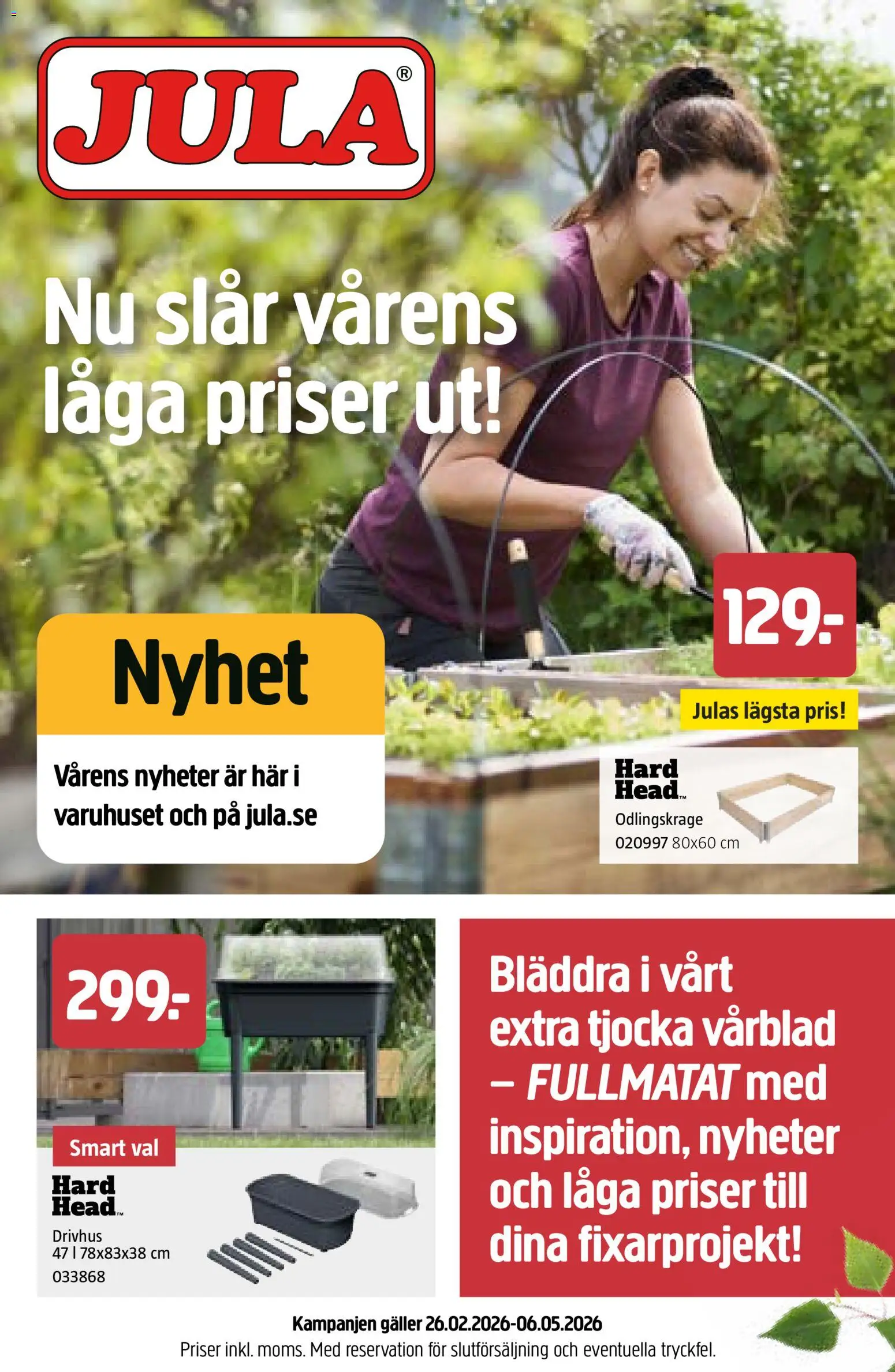 Förhandsgranska reklamblad Jula erbjudanden från butik Jula gäller från 26/02/2026