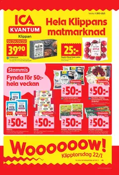 Förhandsgranska reklamblad Klippan från butik ICA Kvantum gäller från 19/01/2026