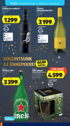 Aldi - Akciós újság Aldi megtekintése, amely érvényes 2025.11.20.-től | Oldal: 50