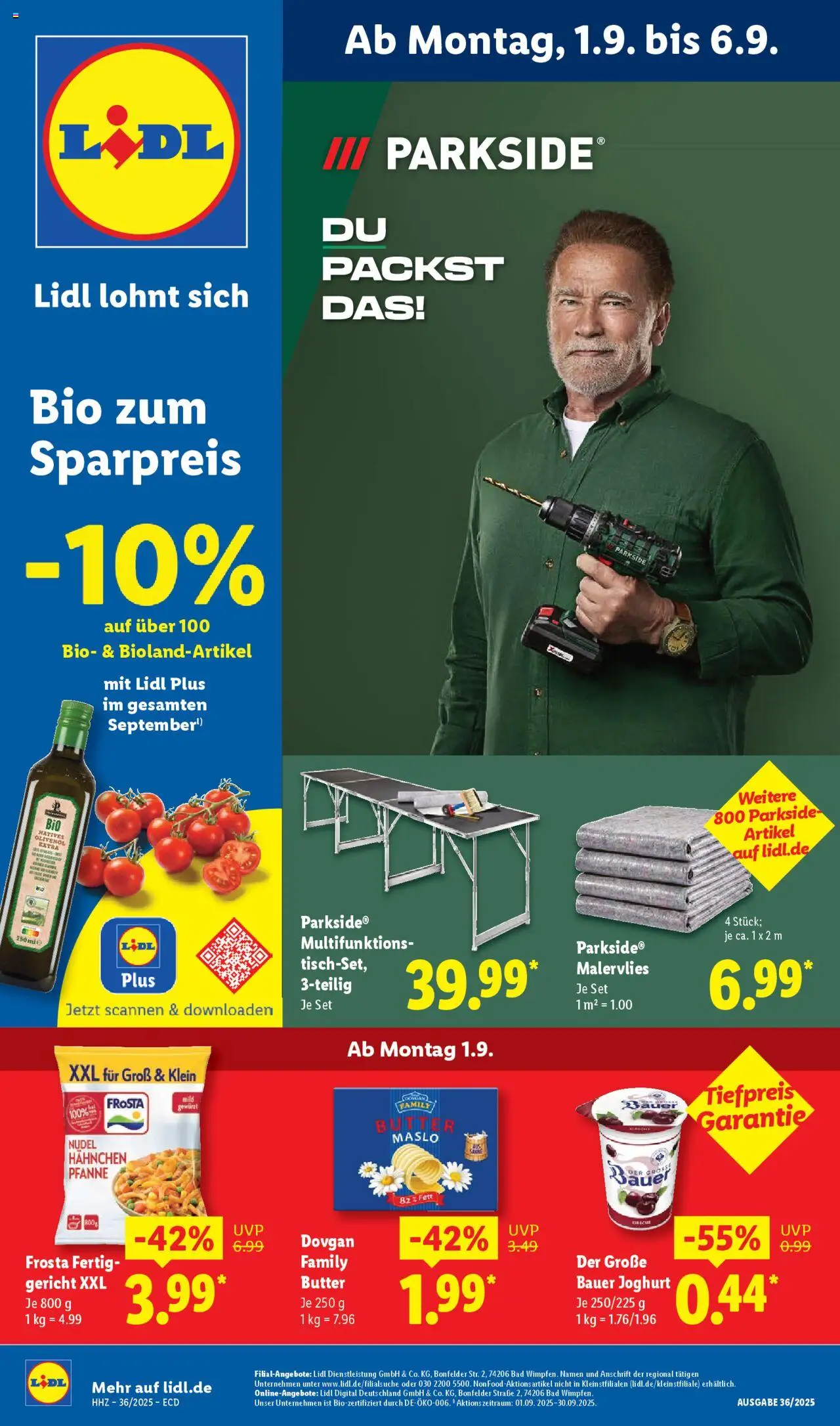 LIDL Prospekt ab Montag 01.09.2025 > Prospekt