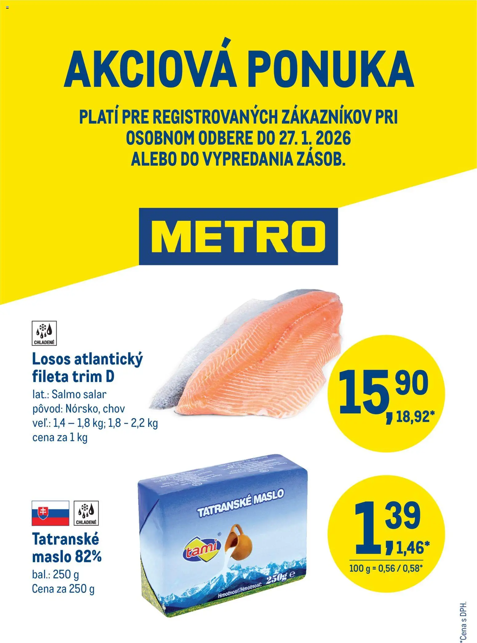 Náhľad Metro letáku platného od 22.01.2026