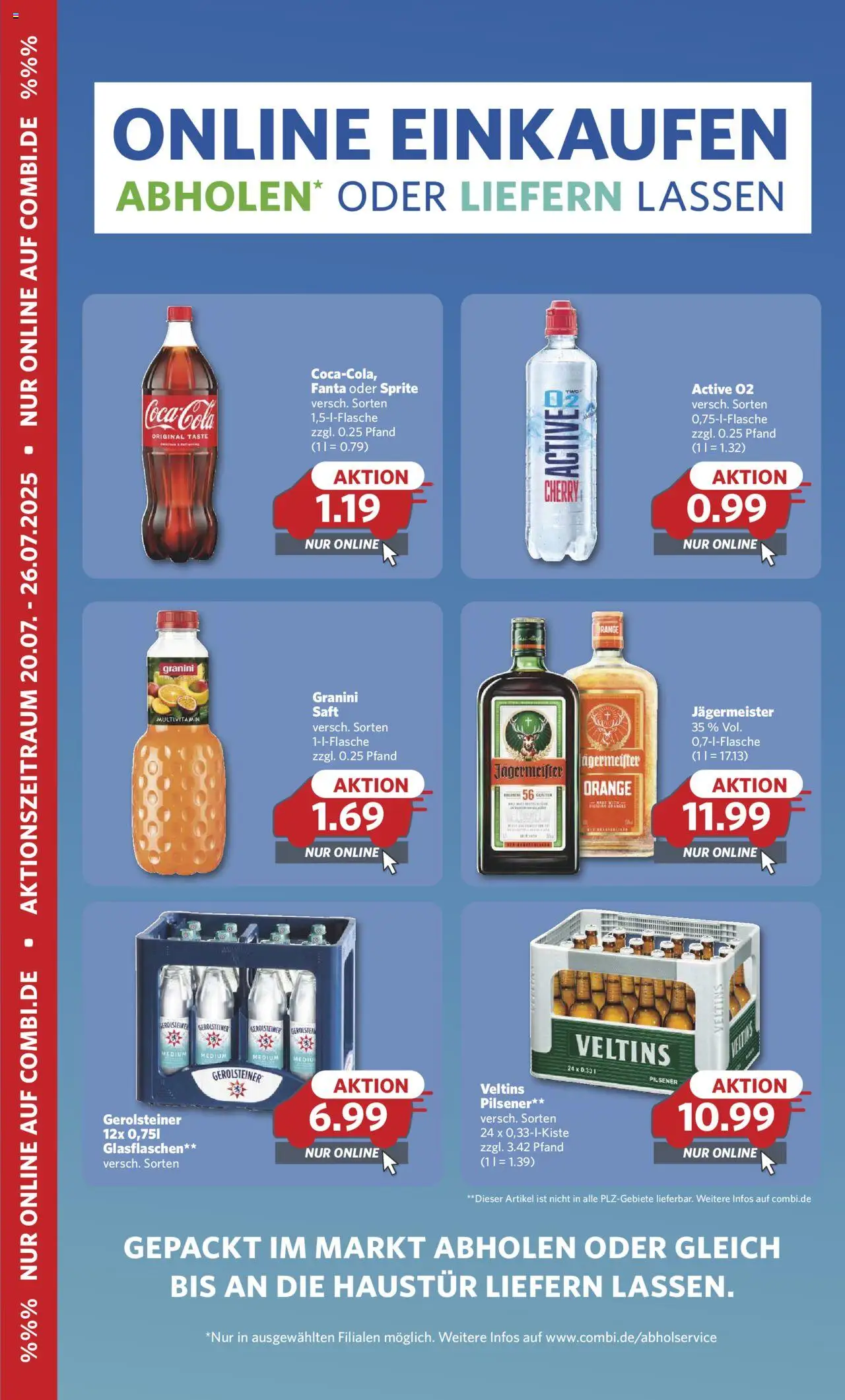 Combi Online Einkaufen (vom 20.07.2025 - 26.07.2025)