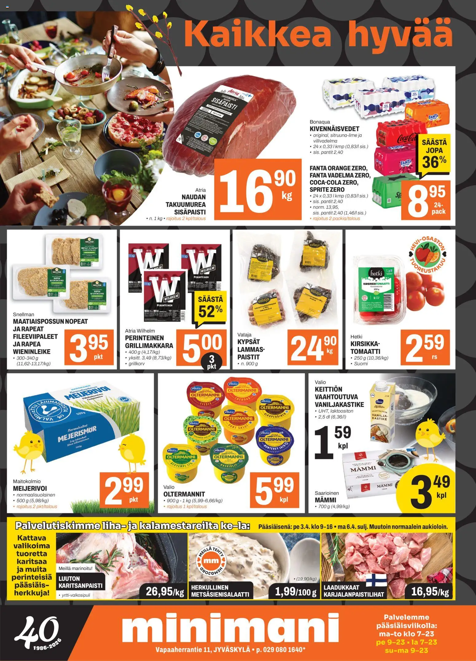 Kaupan Minimani Minimani Jyväskylä esikatselu, voimassa 31/03/2026