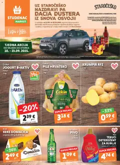 Pregled letka Katalog trgovine Studenac vrijedi od 10.09.2025
