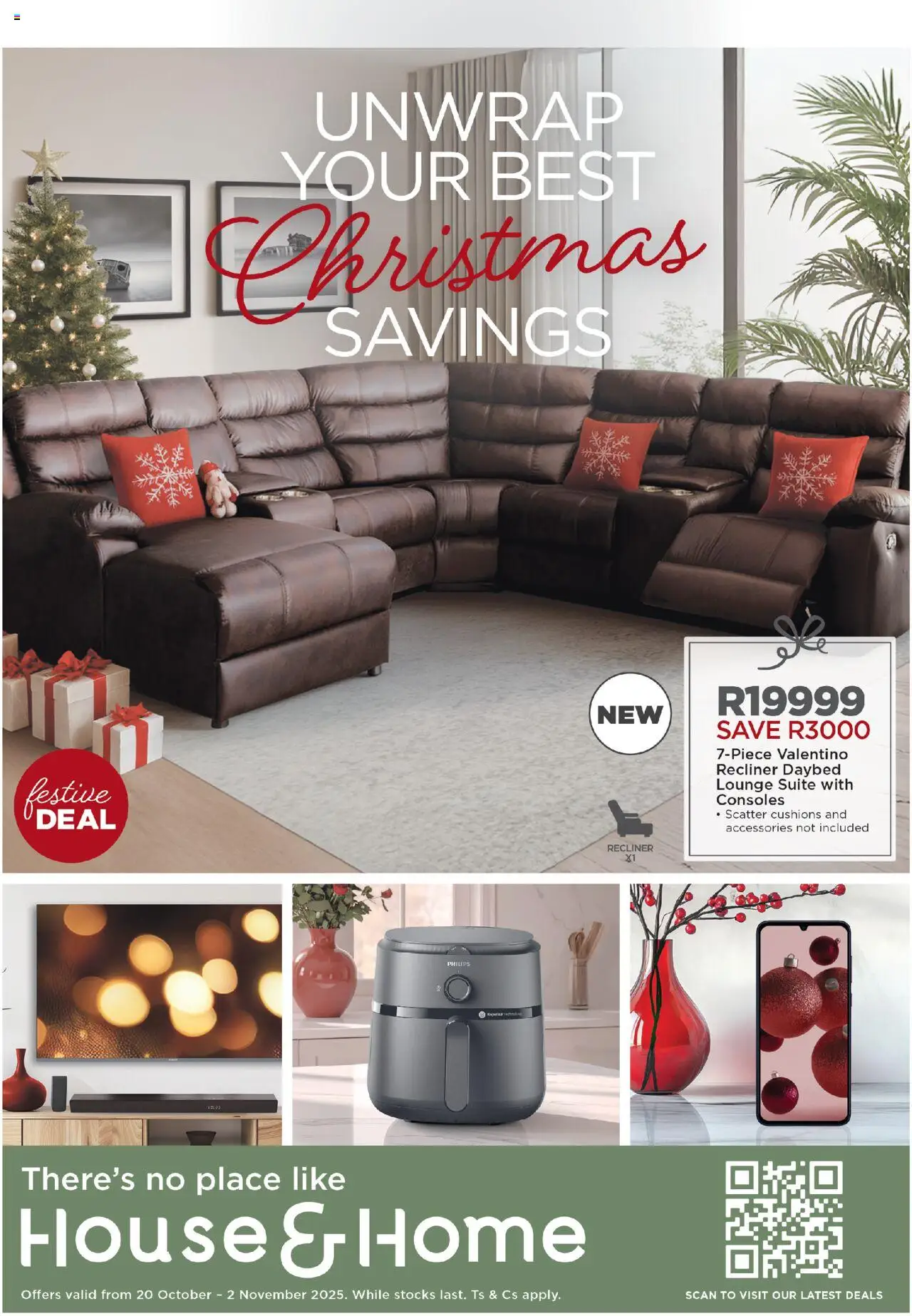 House and Home Specials from 20/10 - 02/11/2025 > Promotions